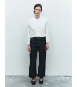 JEANS CROPPED TIRO MEDIO