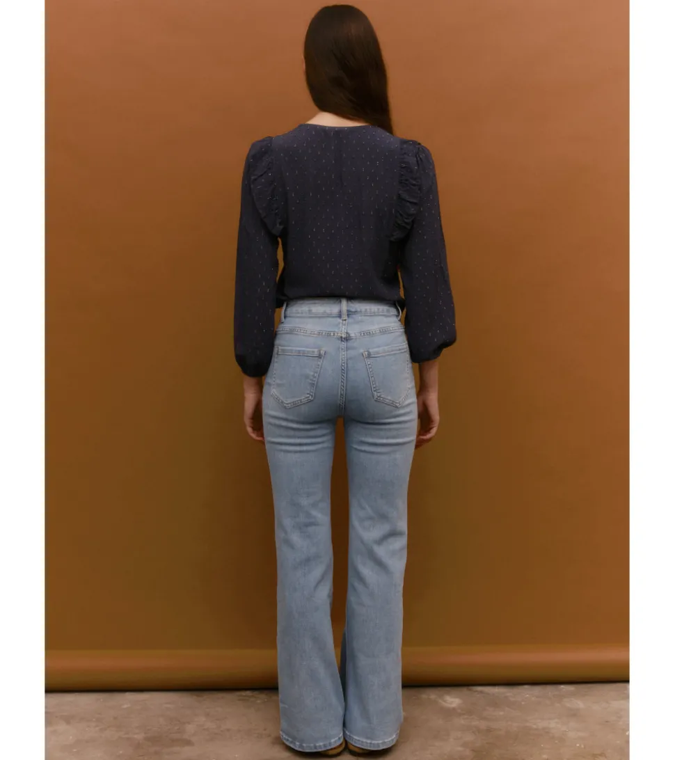 JEANS FLARE BOLSILLOS