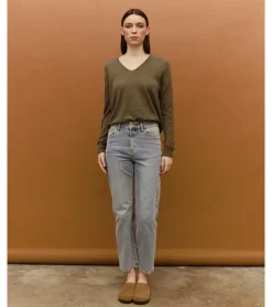 JEANS RECTOS TIRO ALTO