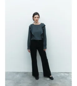 JEANS WIDE LEG TIRO ALTO FULL LENGTH