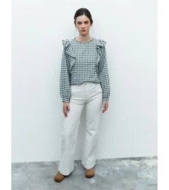 JEANS WIDE LEG TIRO ALTO FULL LENGTH