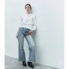 JEANS WIDE LEG TIRO MEDIO