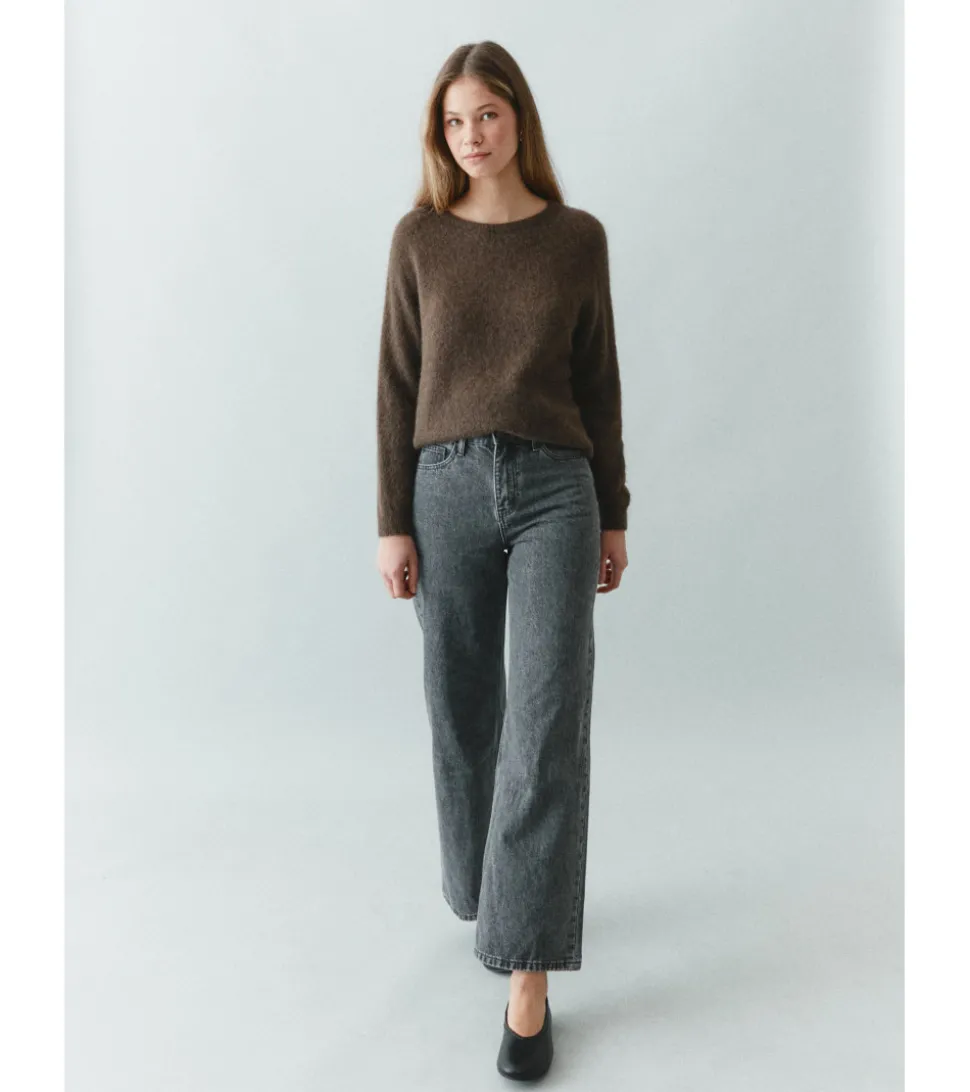 PANTALÓN ANCHO DENIM