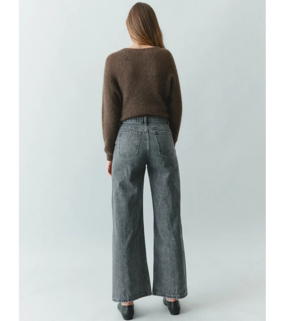 PANTALÓN ANCHO DENIM