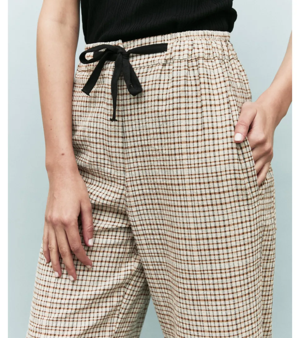 PANTALÓN CUADROS CORDÓN