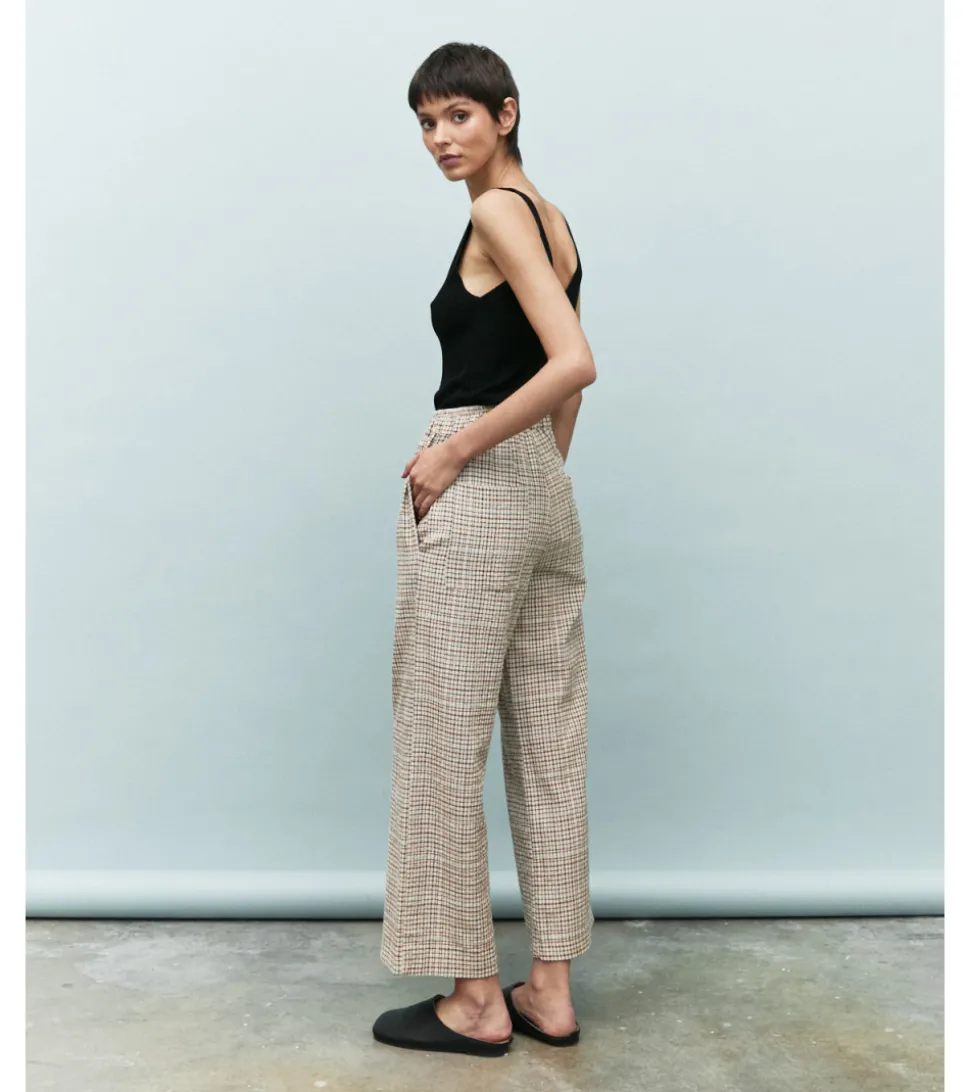 PANTALÓN CUADROS CORDÓN