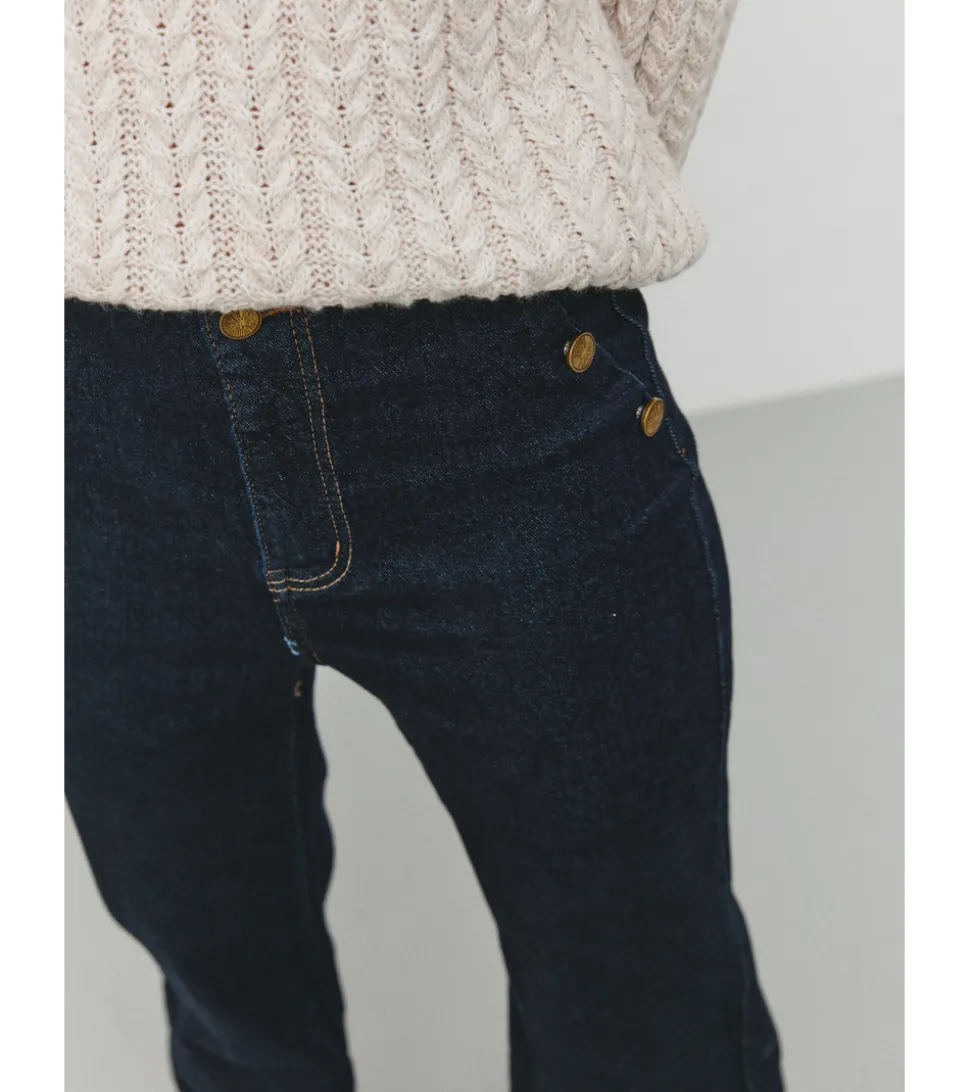 PANTALÓN DENIM BOTONES