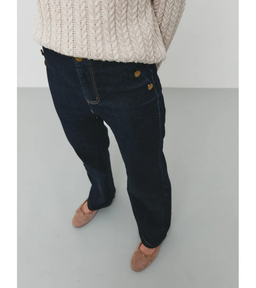 PANTALÓN DENIM BOTONES