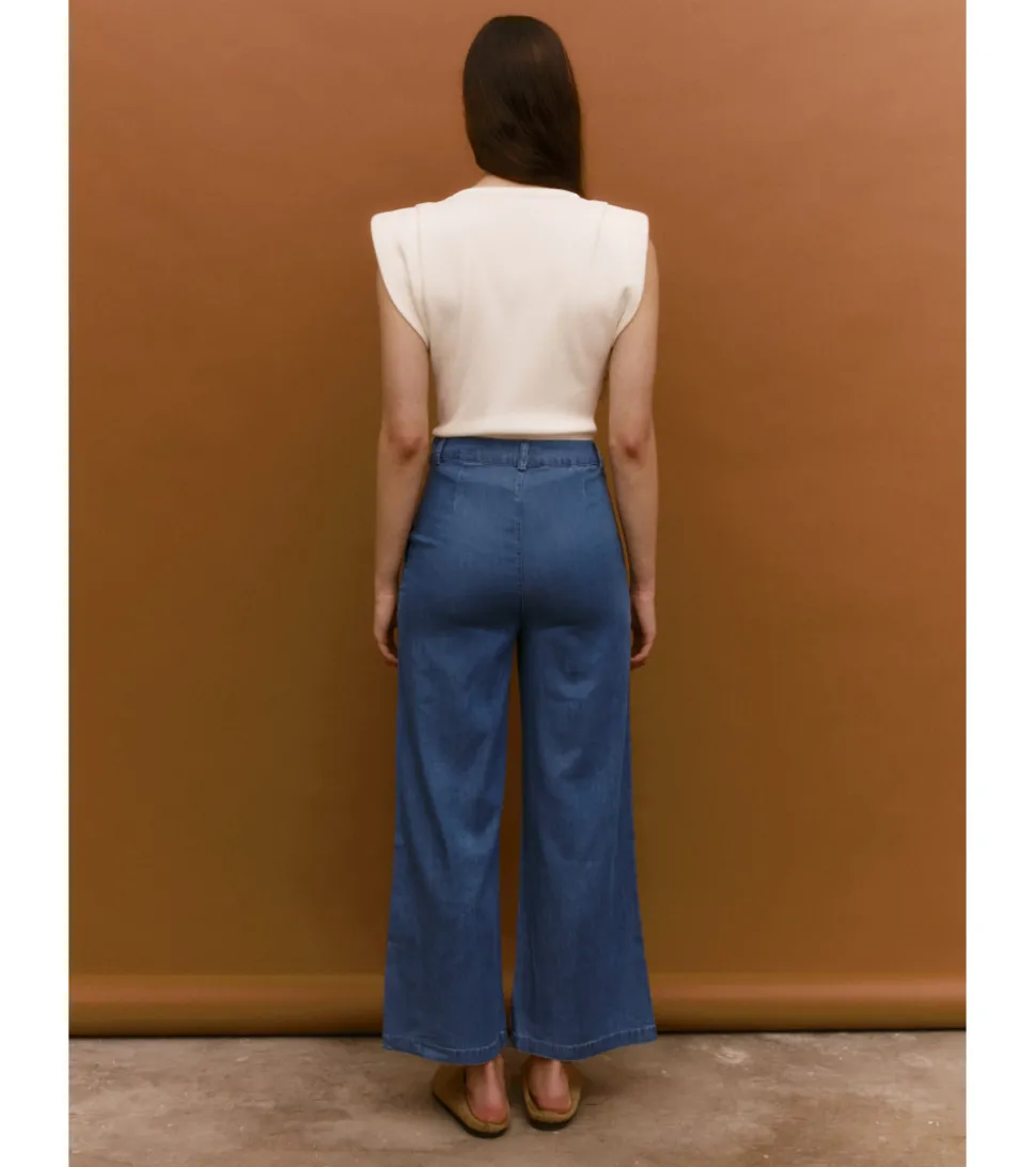 PANTALÓN DENIM FLUIDO