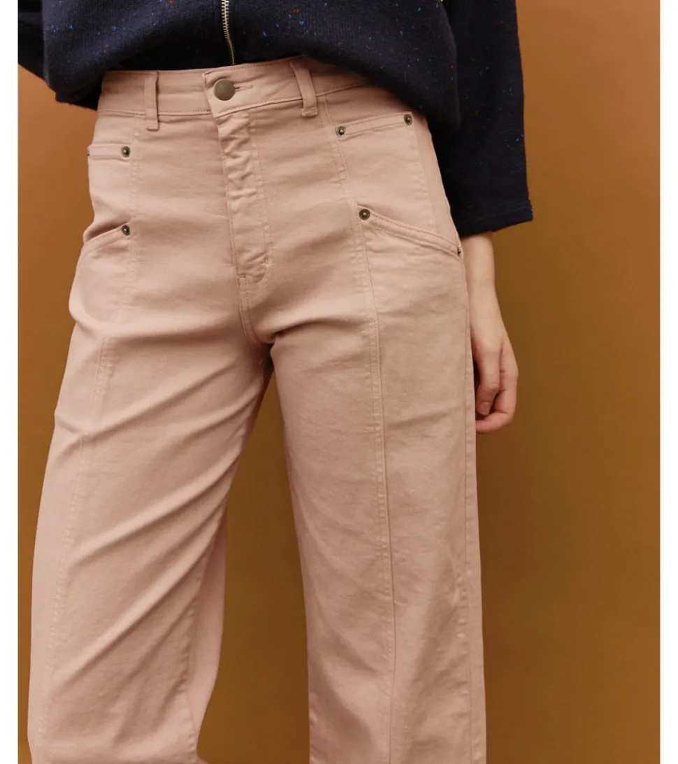 PANTALÓN DENIM RECORTES