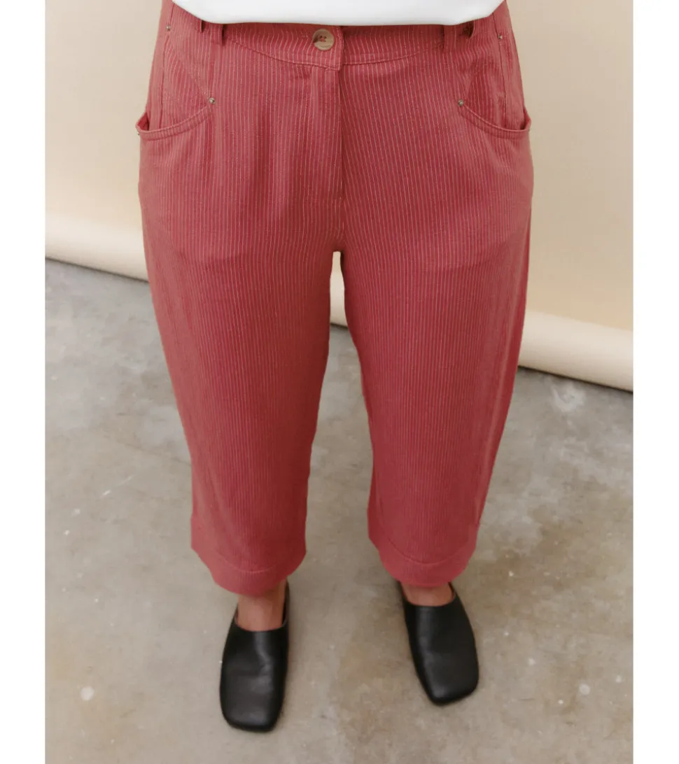 PANTALÓN FLUIDO RAYAS