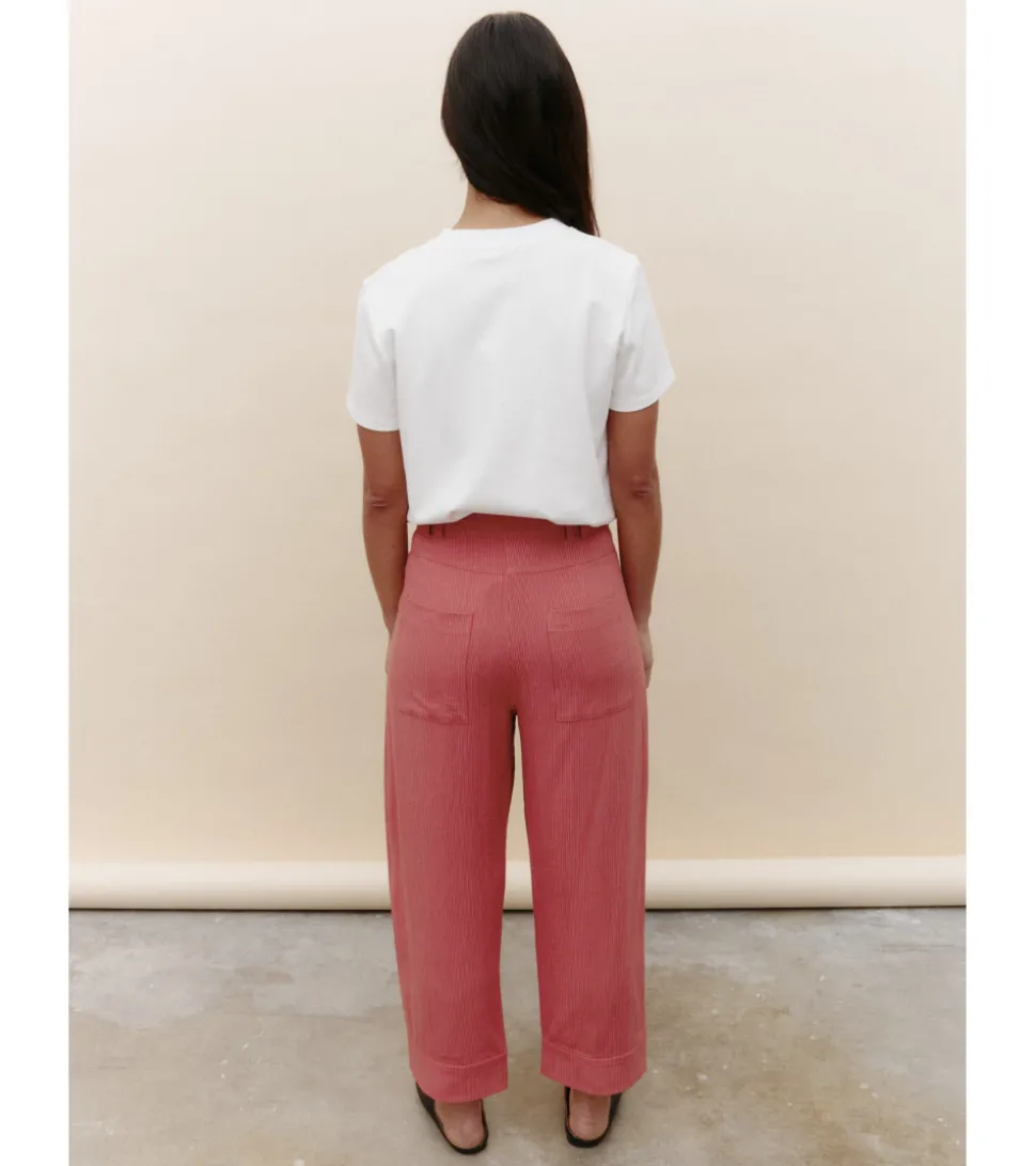 PANTALÓN FLUIDO RAYAS