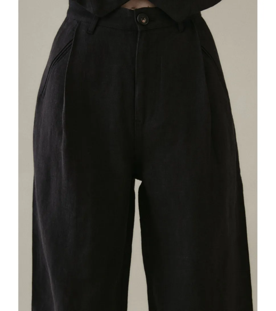 PANTALÓN LINO TIRO ALTO