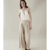 PANTALÓN PLIEGUES LINO-ALGODÓN
