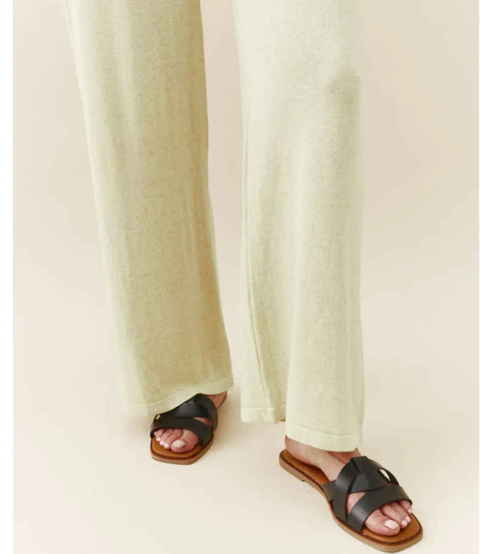 PANTALÓN PUNTO JASPEADO