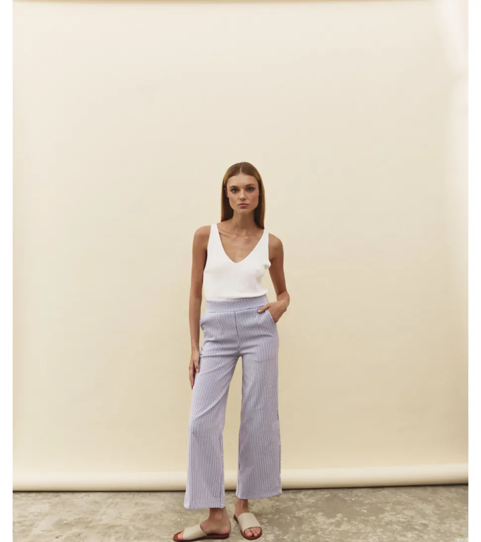 PANTALÓN RAYAS ELASTICO
