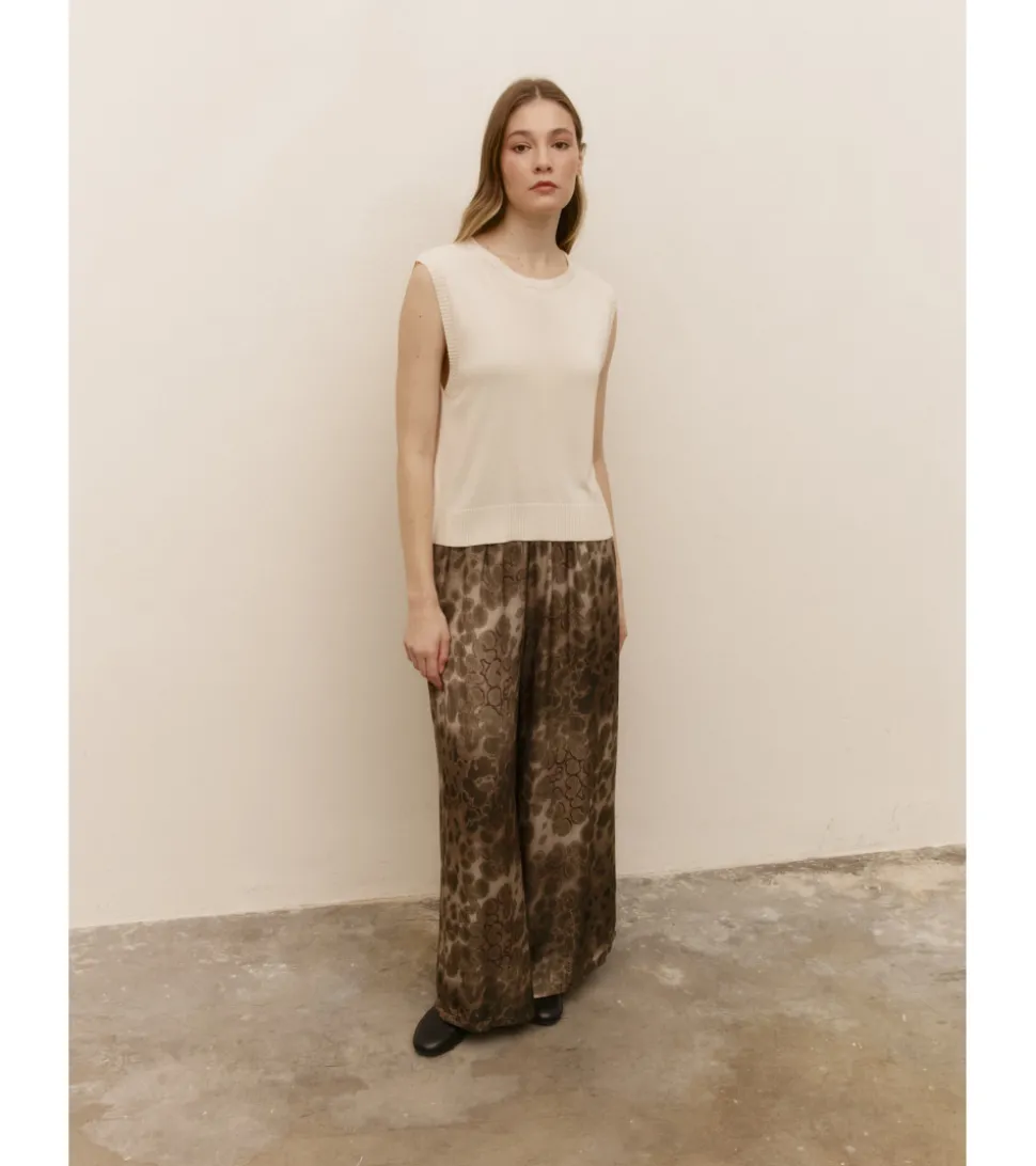 PANTALÓN SATINADO ESTAMPADO