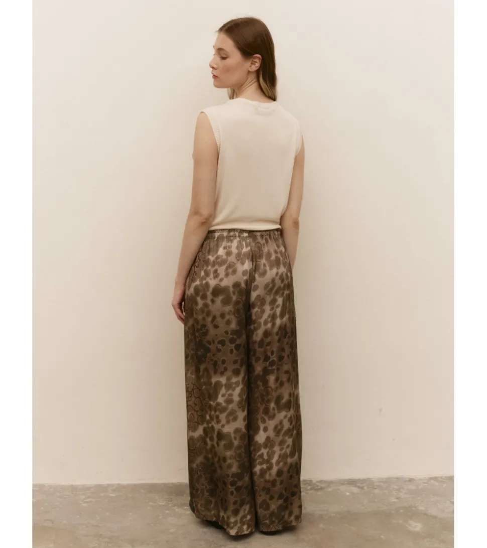 PANTALÓN SATINADO ESTAMPADO