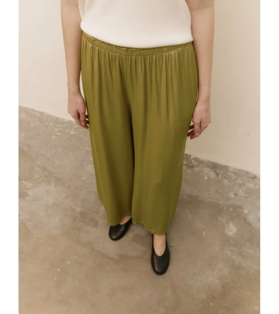 PANTALÓN SATÉN BOLSILLOS