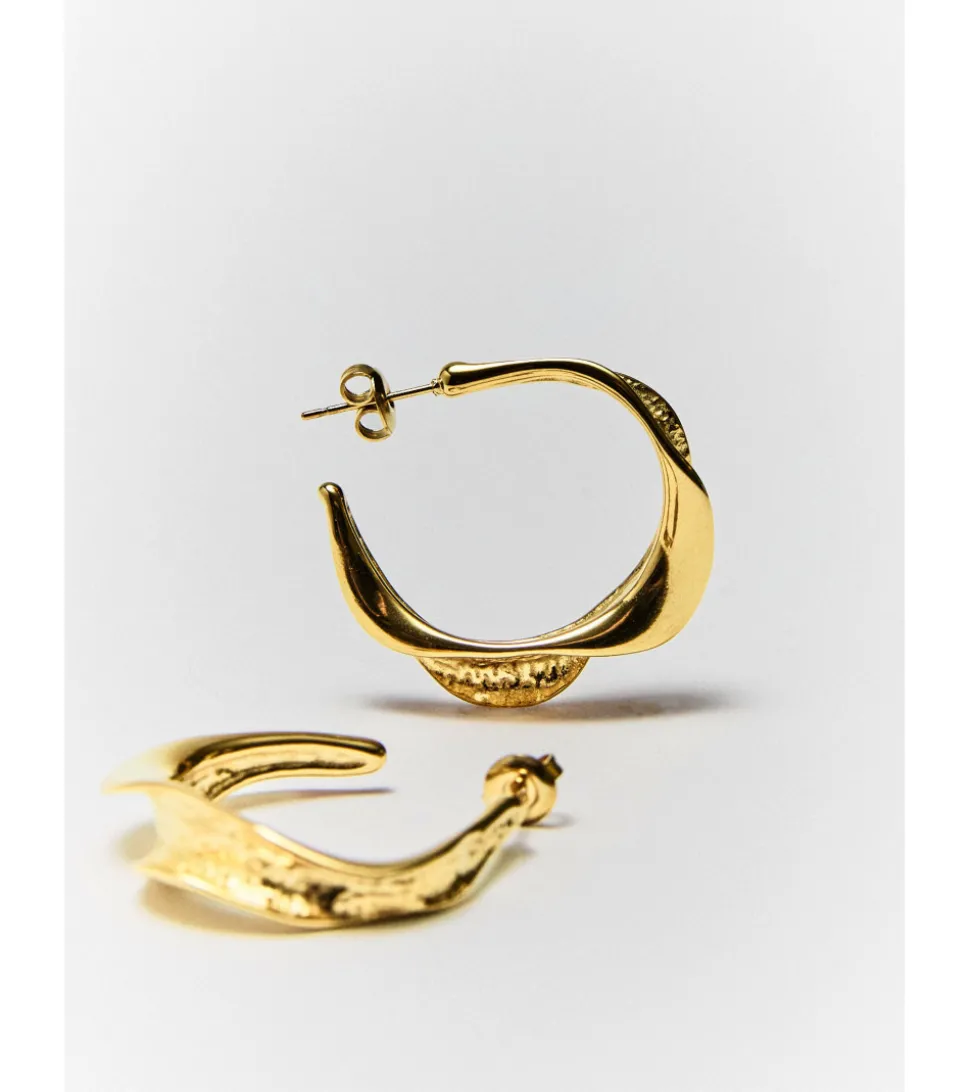 PENDIENTES AROS TEXTURA