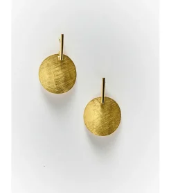 PENDIENTES CIRCLE LINE DORADOS