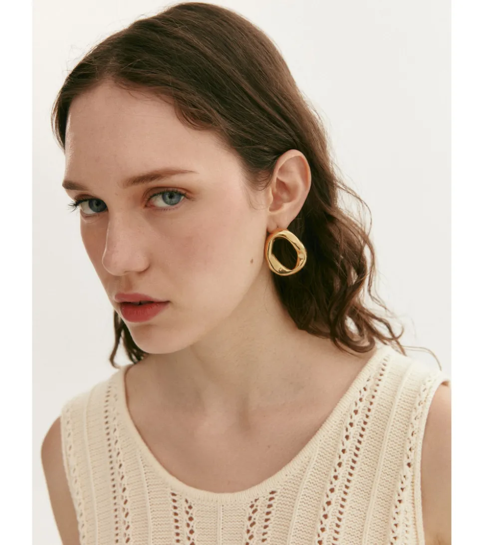PENDIENTES DORADOS RELIEVE