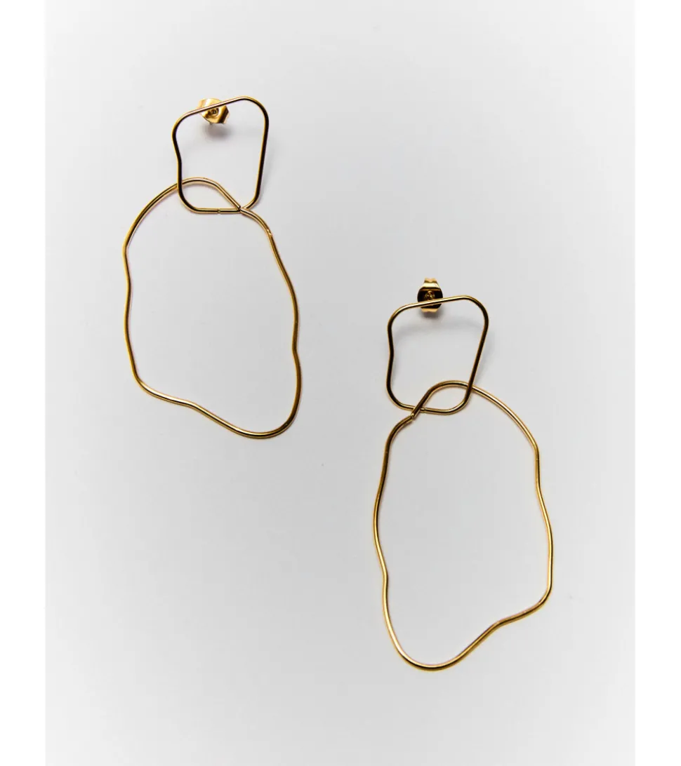PENDIENTES LARGOS IRREGULARES