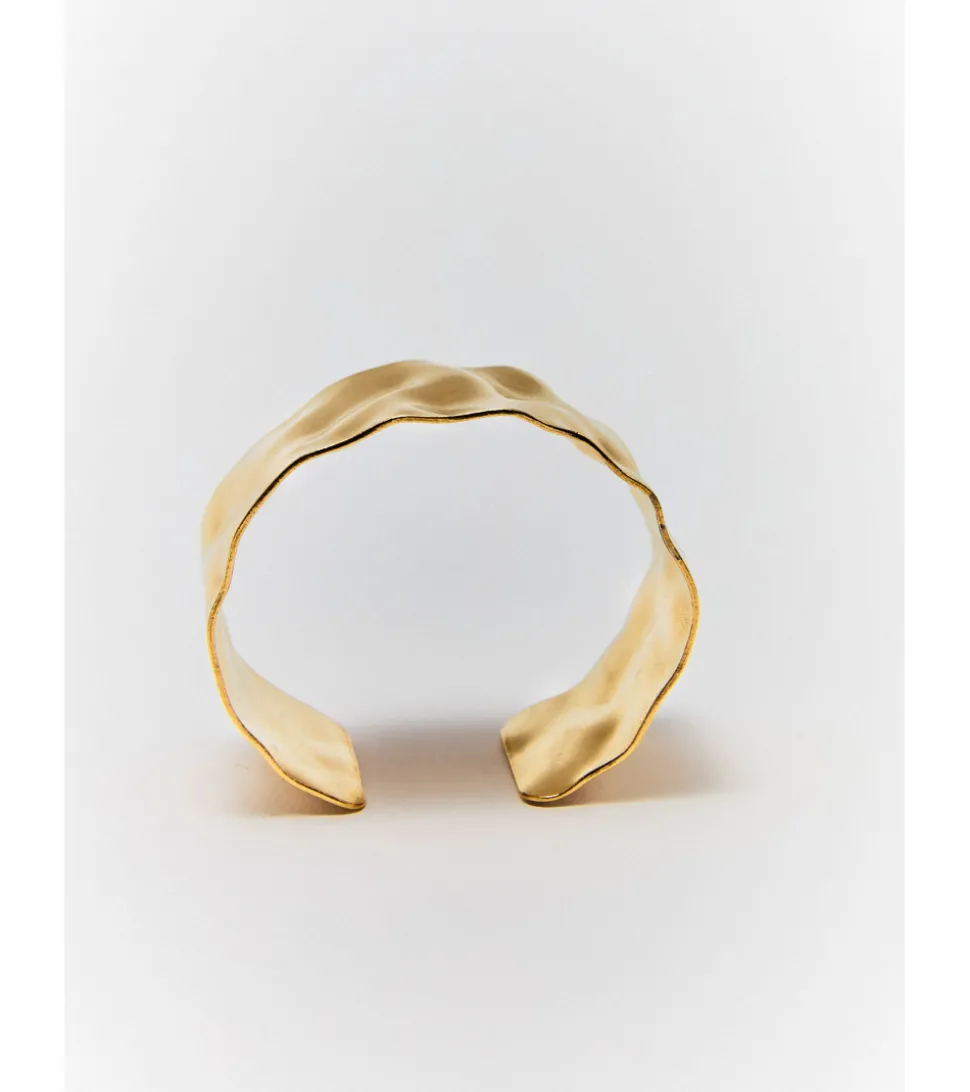 PULSERA ANCHA IRREGULAR