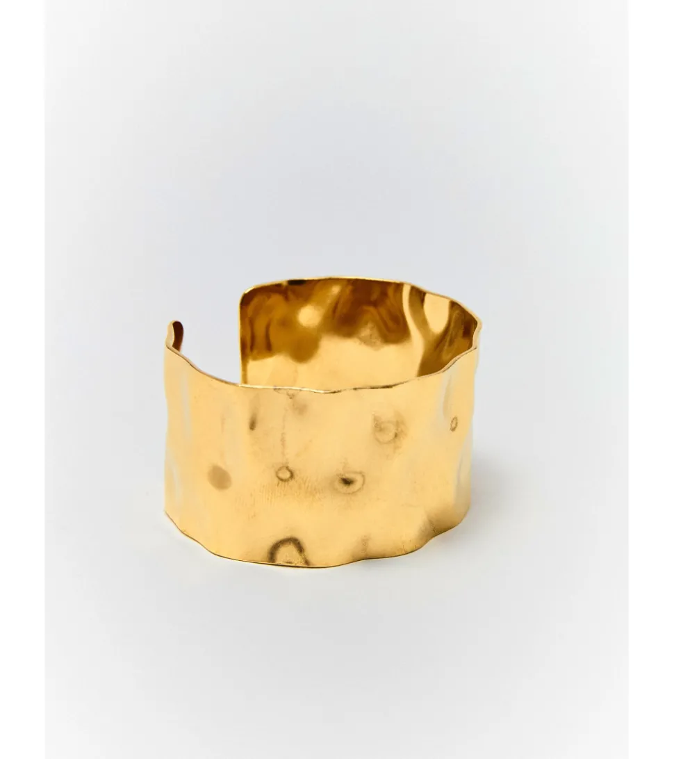 PULSERA ANCHA IRREGULAR