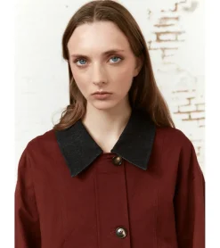 TRENCH CUELLO DENIM