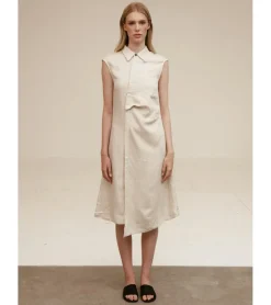 VESTIDO CAMISERO ASIMÉTRICO