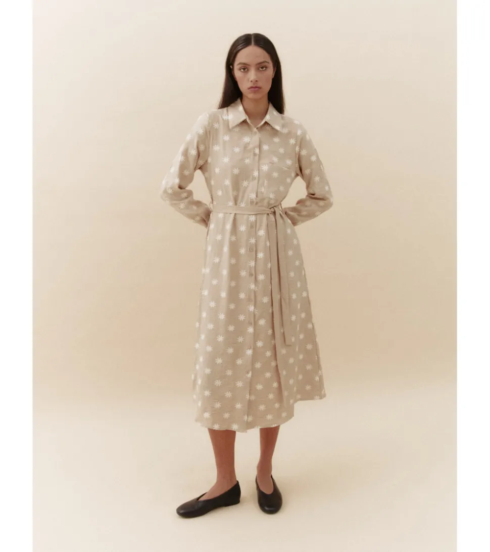 VESTIDO CAMISERO FLORES