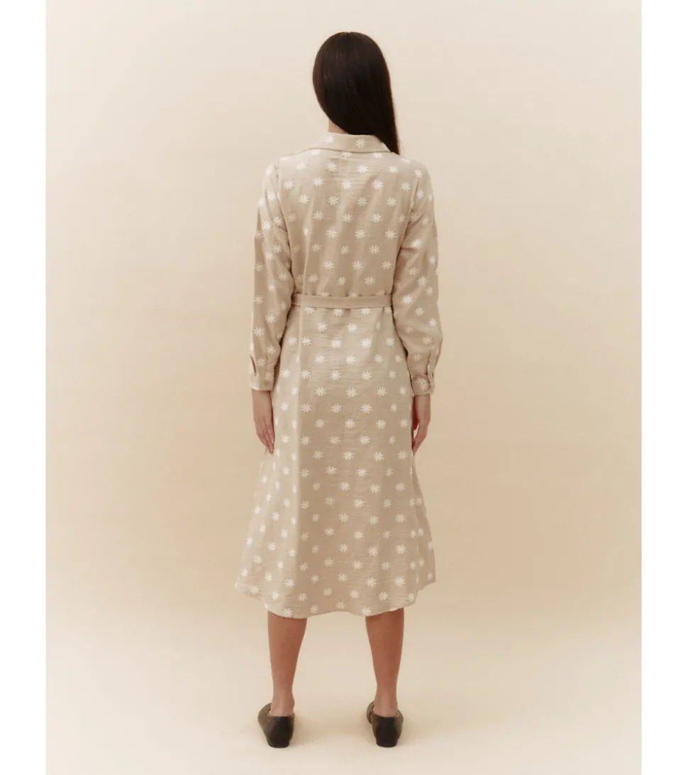 VESTIDO CAMISERO FLORES