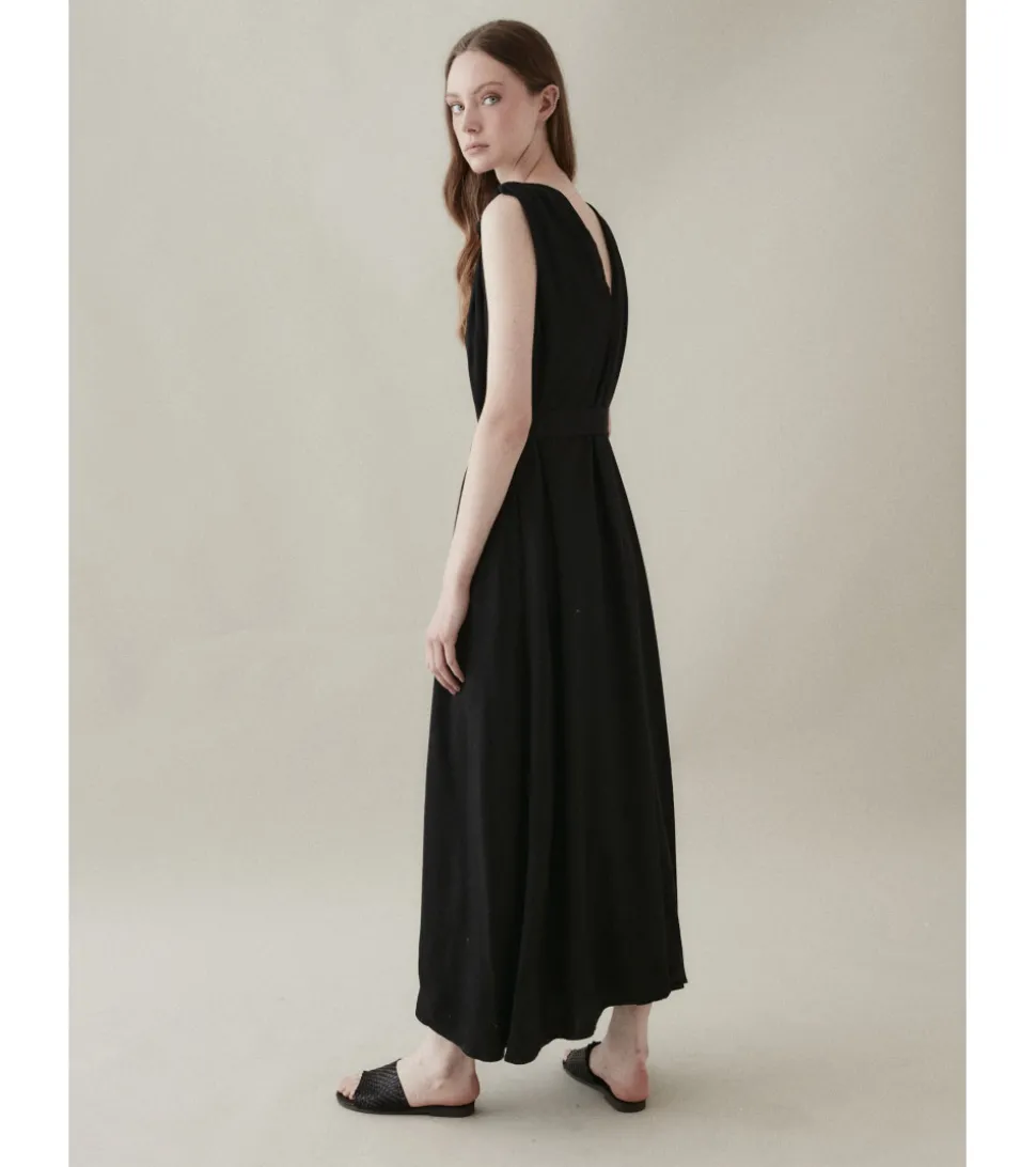 VESTIDO LARGO NUDOS