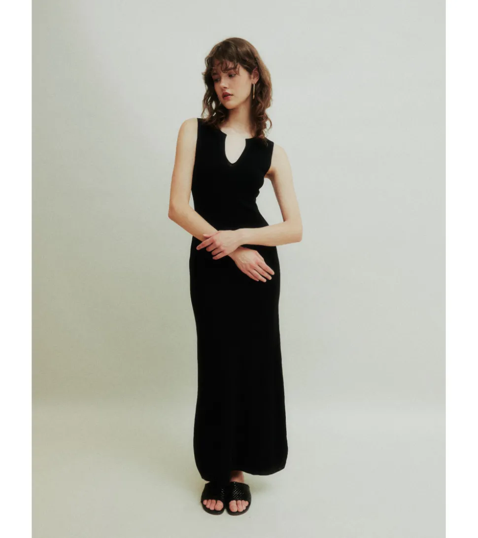 VESTIDO LARGO PUNTO