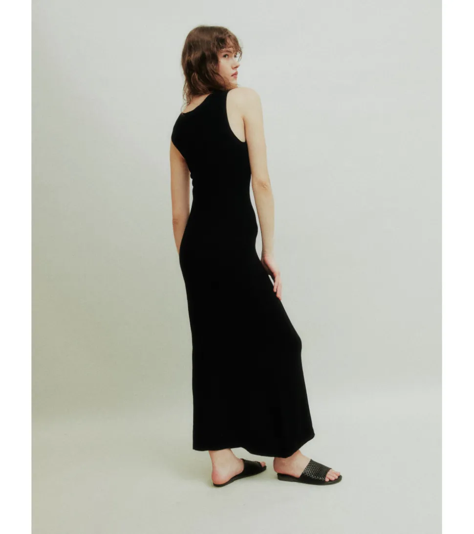 VESTIDO LARGO PUNTO
