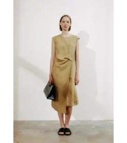VESTIDO LINO ASIMÉTRICO