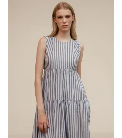 VESTIDO MIDI RAYAS