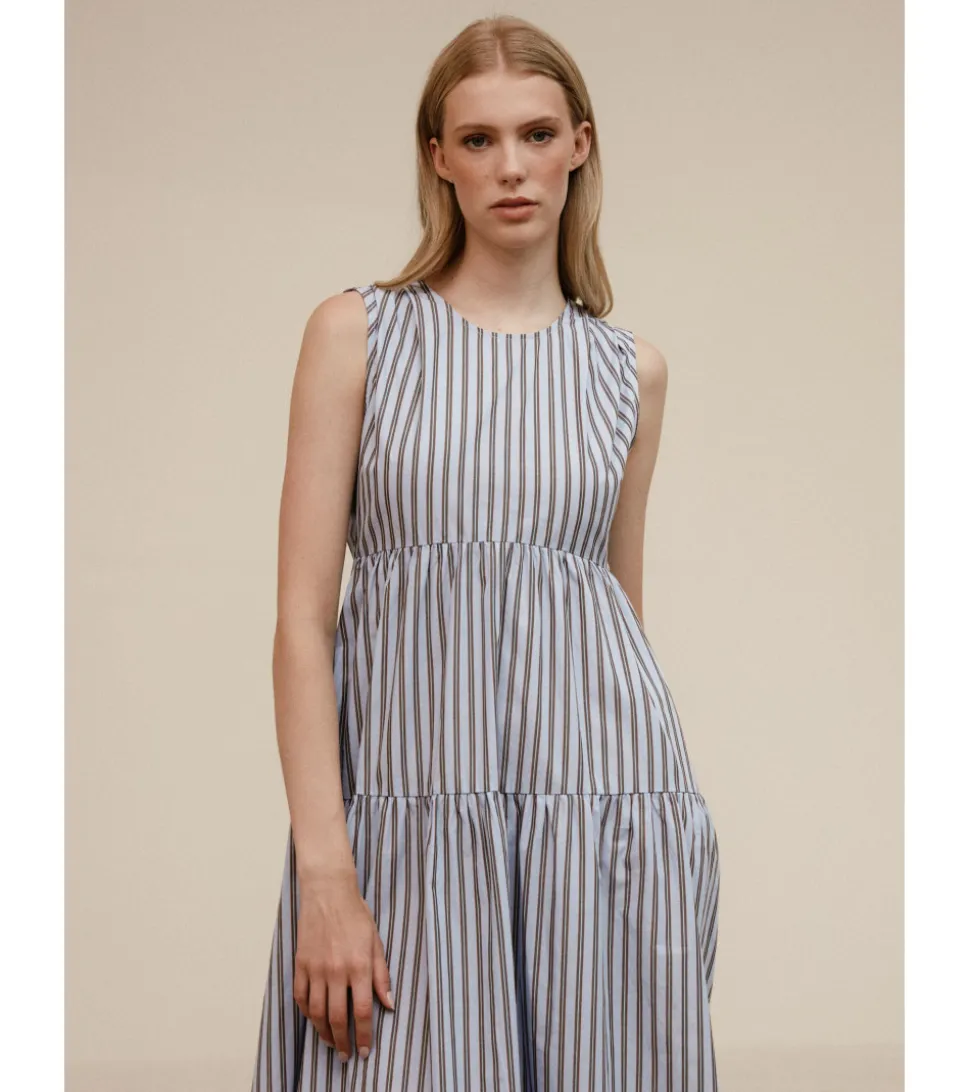 VESTIDO MIDI RAYAS