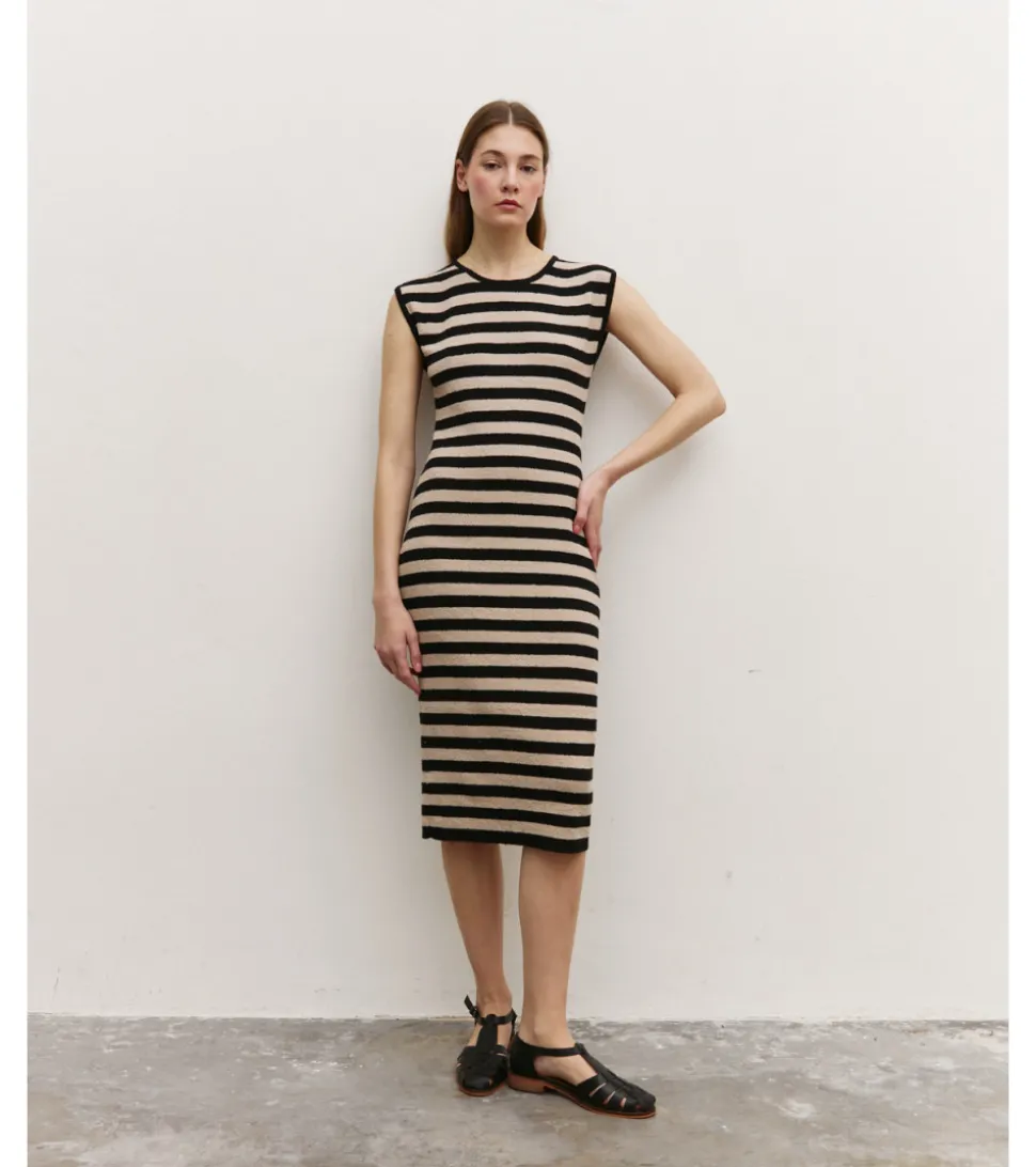 VESTIDO PUNTO RAYAS