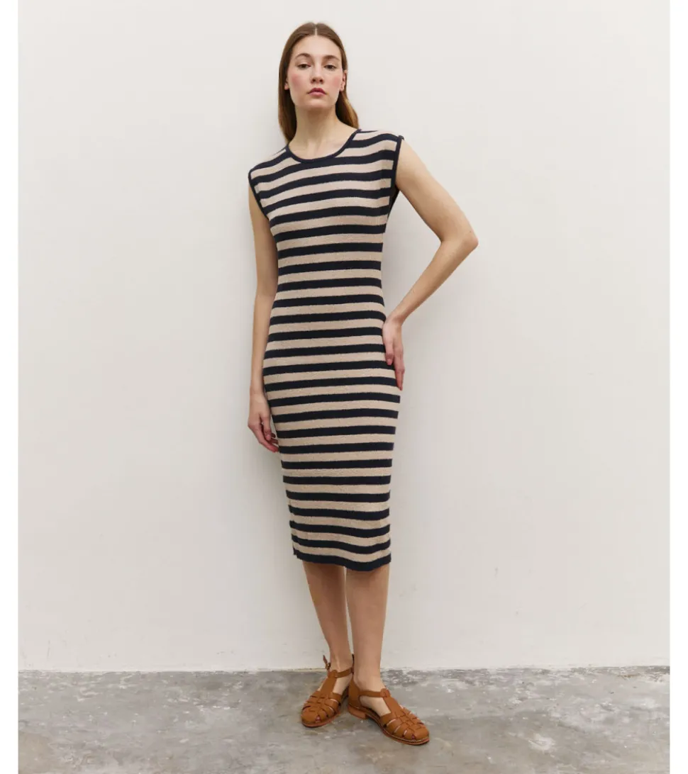 VESTIDO PUNTO RAYAS