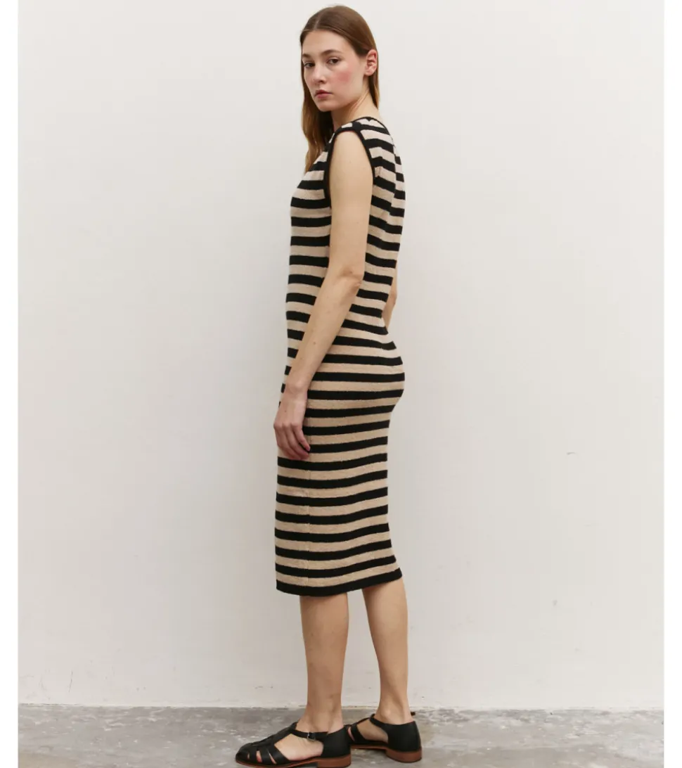 VESTIDO PUNTO RAYAS