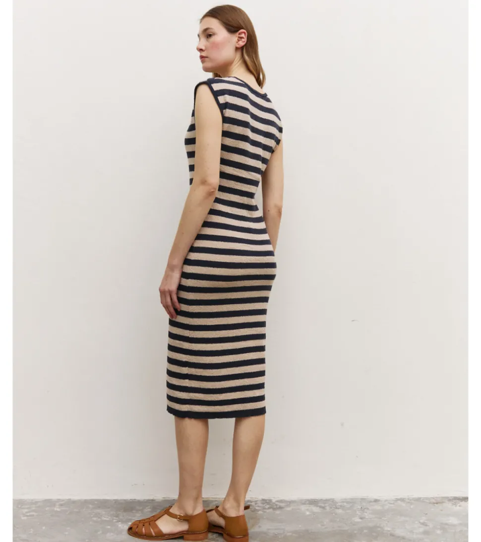 VESTIDO PUNTO RAYAS