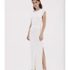 VESTIDO SATINADO FRUNCE