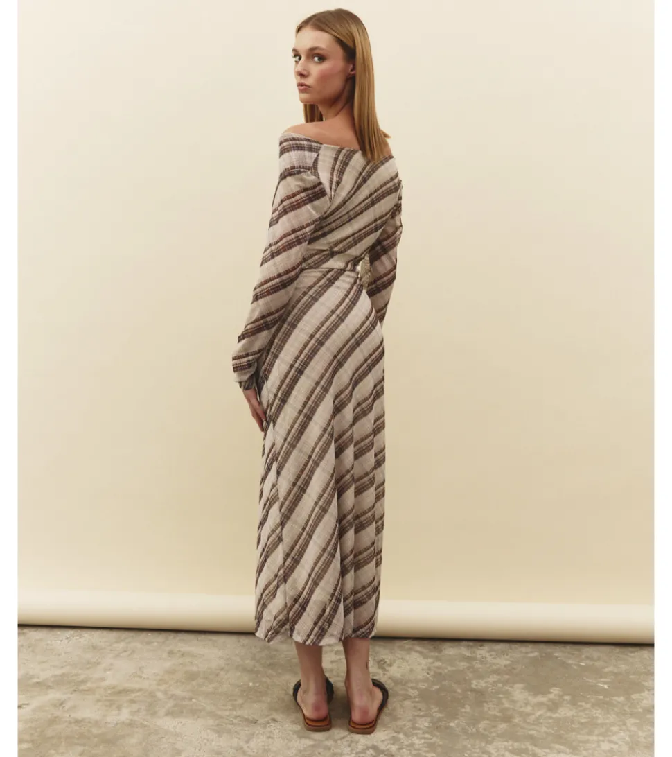 VESTIDO TUL DRAPEADO